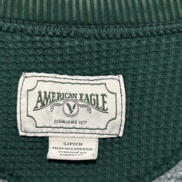 American Eagle Green Crewneck size small - Picture 3 of 5